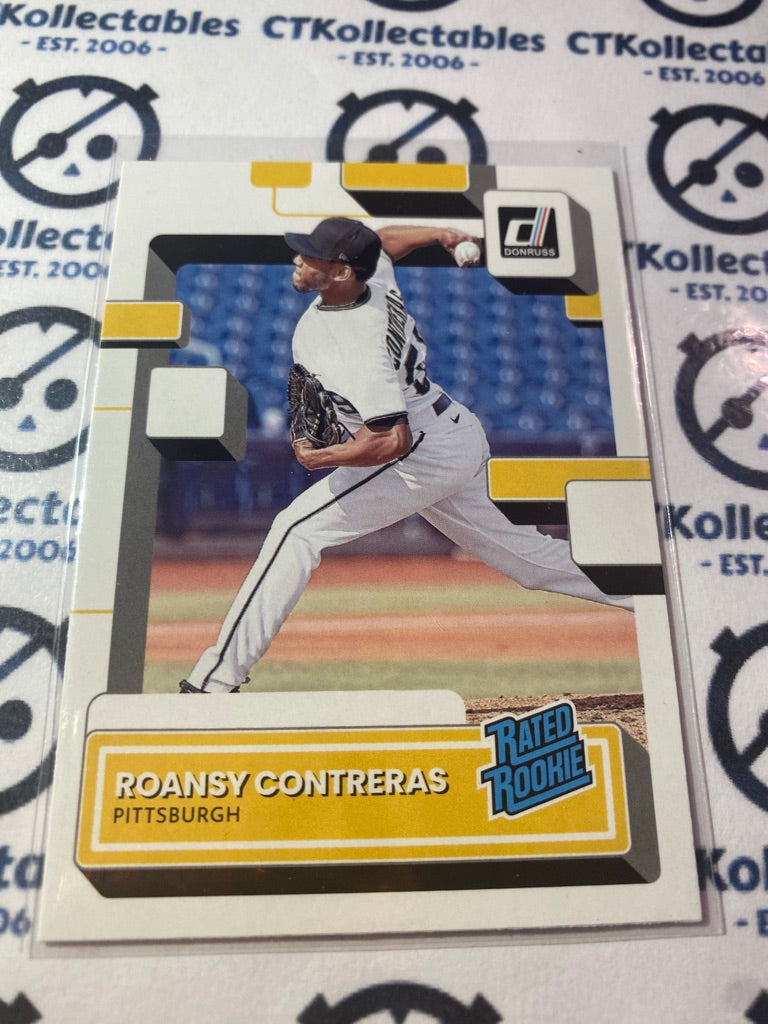 2022 Panini Donruss Baseball Rated Rookie #74 Roansy Contreras Pittsburgh