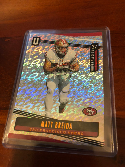 Matt Breida FLIGHT #158 2019 NFL Unparalleled