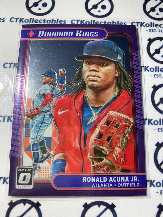 2021 Panini Donruss Optic Baseball Ronald Acuna Jr. Diamond Kings #16 Atlanta