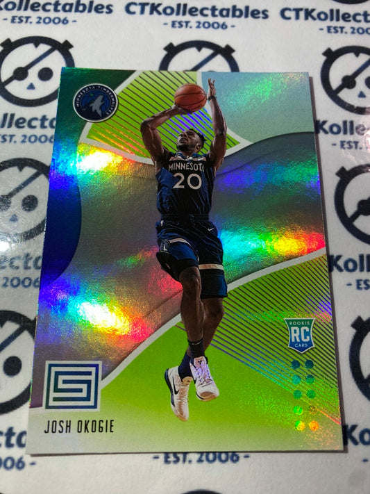 2018-19 NBA Panini Status Josh Okogie Green Rookies 1 #148 Timberwolves