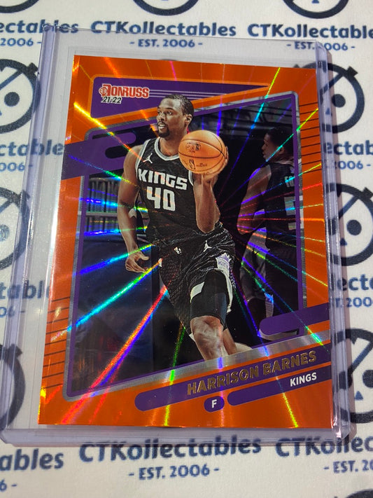2021-22 NBA Donruss Orange Laser Harrison Barnes #53 Kings