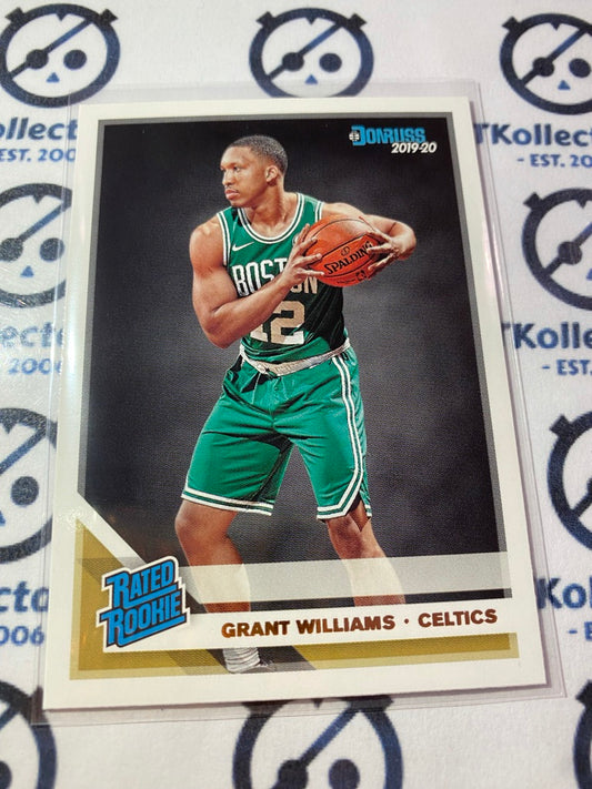 2019-20 NBA Panini Donruss Rated Rookie Grant Williams #221 Celtics