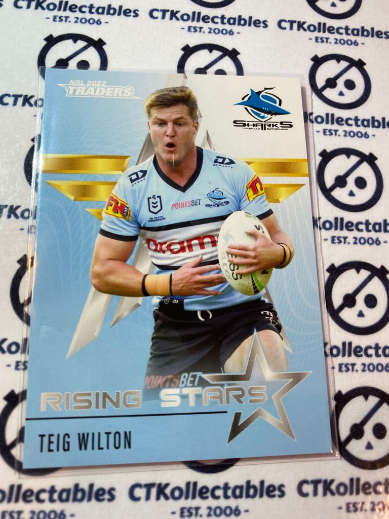 2022 TLA NRL Traders Rising Stars Teig Wilton RS12/48