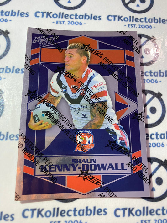 2012 NRL Select Dynasty Silver Parallel #SP166 Shaun Kenny-Dowall Roosters