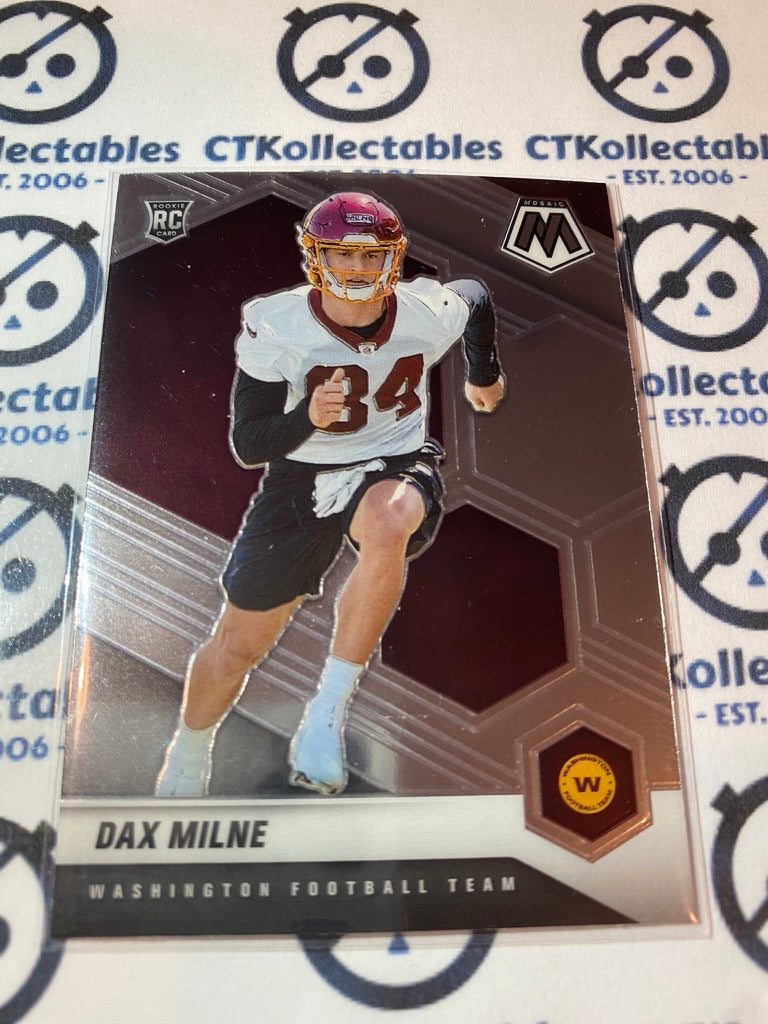2021 Panini NFL Mosaic Dax Wilne rookie RC #400 Washington