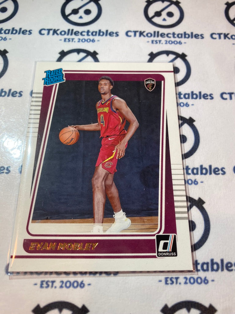 2021-22 NBA Donruss Evan Mobley Rated Rookie #225 Cavaliers