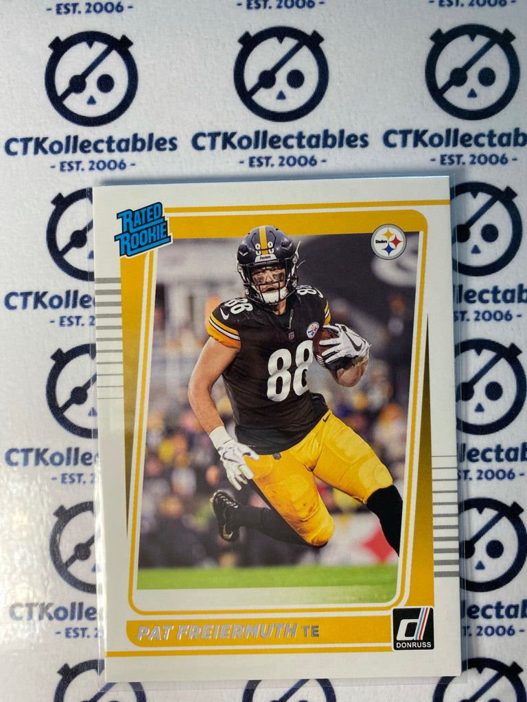 2021 NFL Donruss Rated Rookie Pat Freiermuth RC #281 Steelers TE