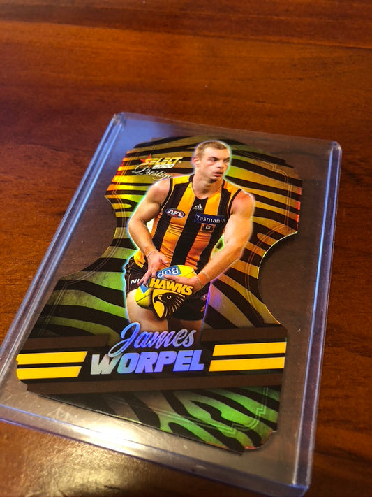 James Worpel Zebra Die-cut ZDC80 2020 Afl Select Prestige