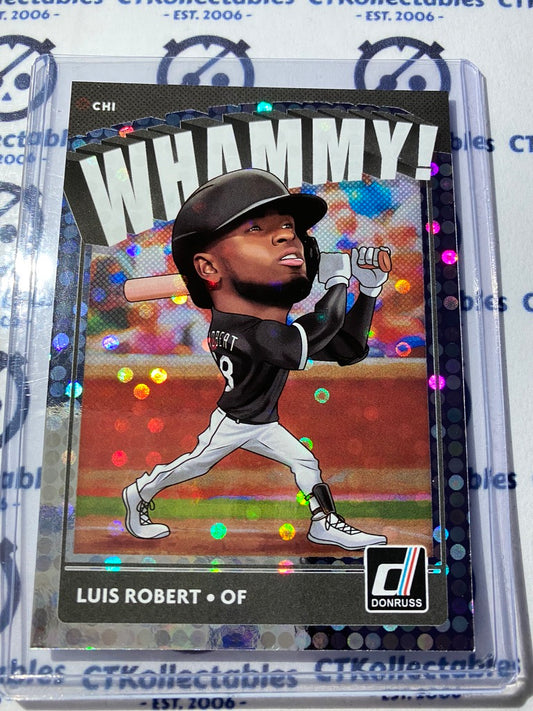 2021 Panini Donruss Baseball Whammy! Luis Robert SSP Case Hit #W3 Chicago