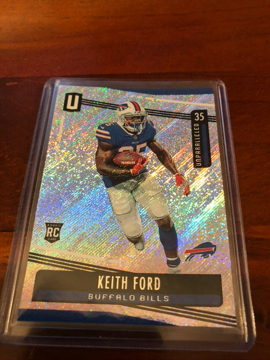 keith Ford Rookie RC #5 2019 NFL Unparalleled