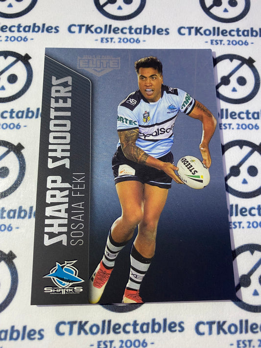 2018 NRL Elite Sharp Shooters Sosaia Feki SSH 7/32 Sharks