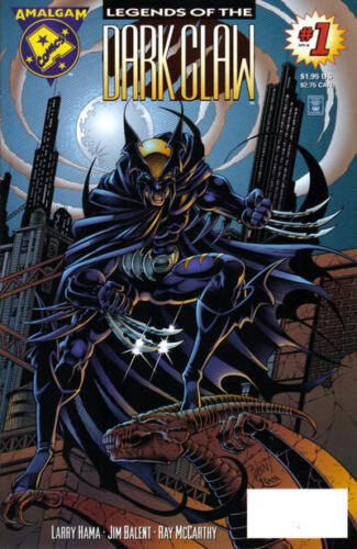 BATMAN LEGENDS OF THE DARK CLAW # 1 RARE VARIANT BLANK BAR CODE  DC/MARVEL/AMALGAM  COMIC BOOK  1996