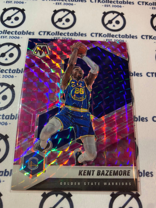 2020-21 NBA Mosaic Pink Prizm Kent Bazemore #44 Warriors