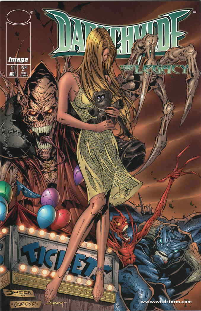 DARKCHYLDE  # 1 THE LEGACY  IMAGE COMICS MATURE COMIC BOOK 1998