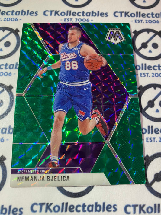 2019-20 NBA Mosaic Nemanja Bjelica Green prizm #50 Kings