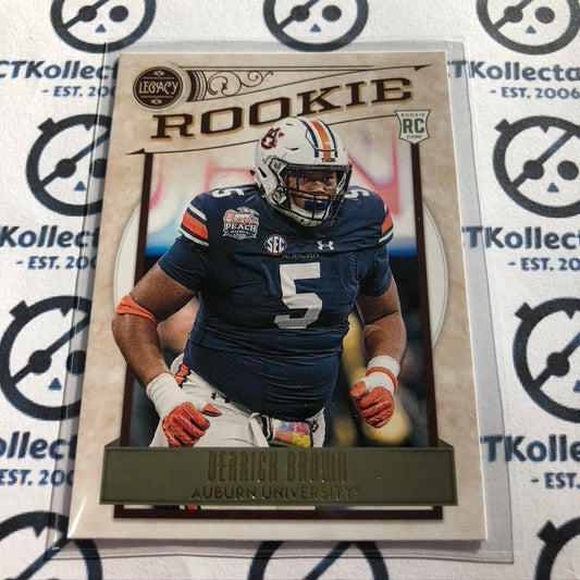 Derrick Brown "ROOKIE" RC #163 2020 NFL Legacy