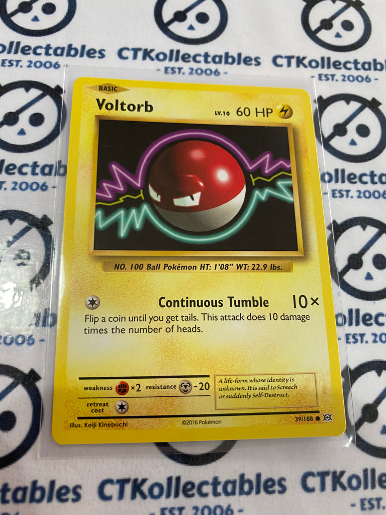 Voltorb #39/108 Base Pokémon Card XY EVOLUTIONS