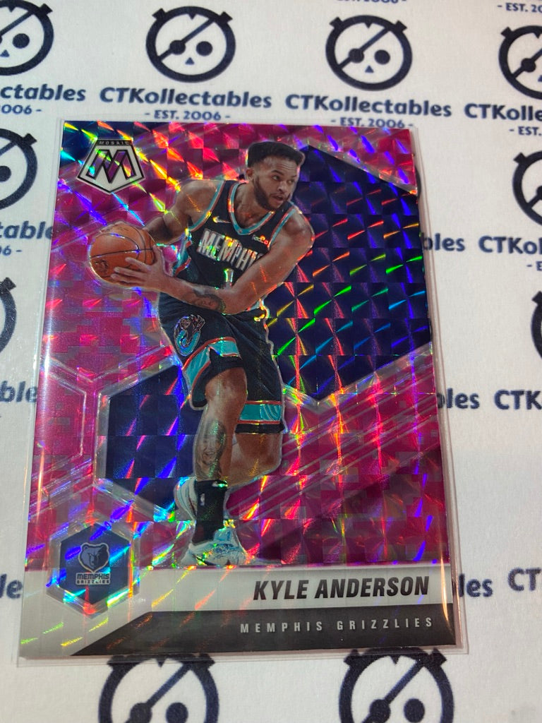 2020-21 NBA Mosaic Pink Prizm Kyle Anderson #117 Memphis