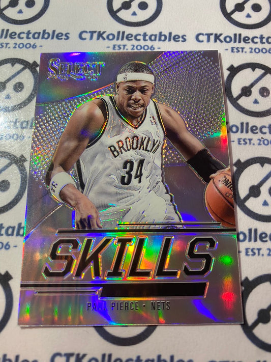 2013-14 Panini NBA Select Paul Pierce SKILLS Silver Prizm #18 Nets