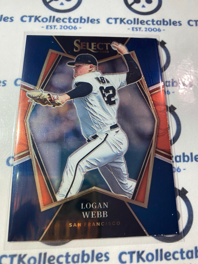 2022 Panini Select Baseball Logan Webb Premier Level #141 San Francisco