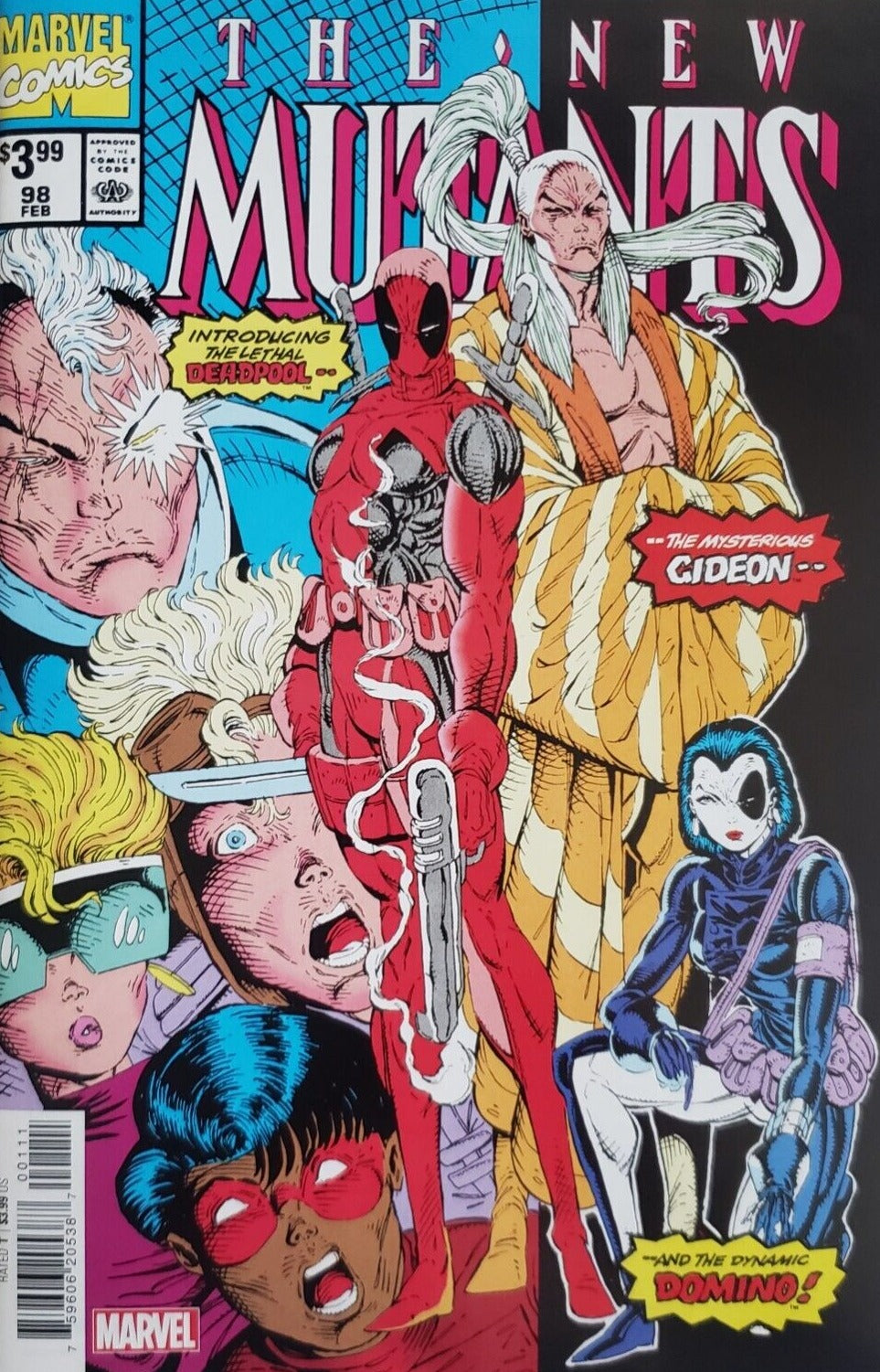 THE NEW MUTANTS # 98  FACSIMILE REPRINT  1ST DEADPOOL MARVEL COMIC BOOK MATURE READERS  2022