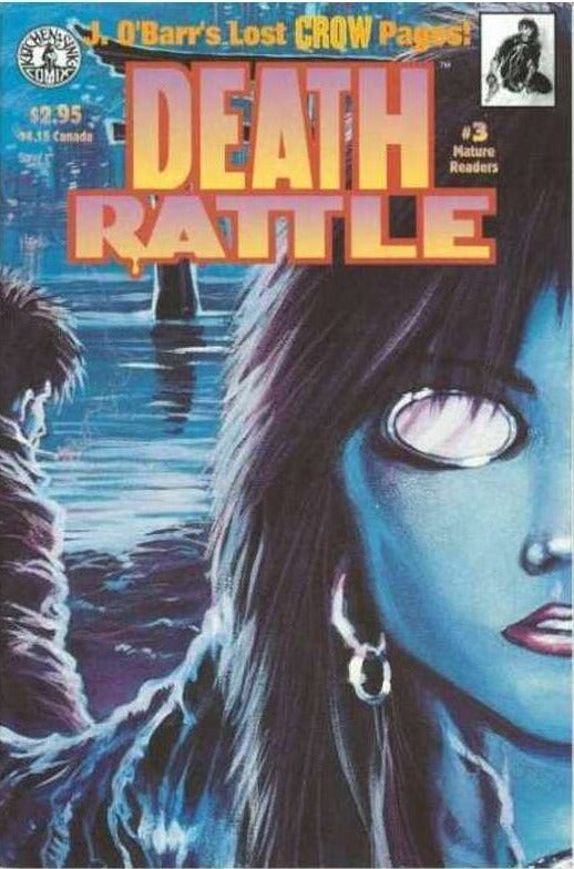 DEATH RATTLE # 3  F/VF J.O'BARR'S LOST CROW PAGES KITCHEN SINK COMIX COMIC BOOK 1996 MATURE READERS