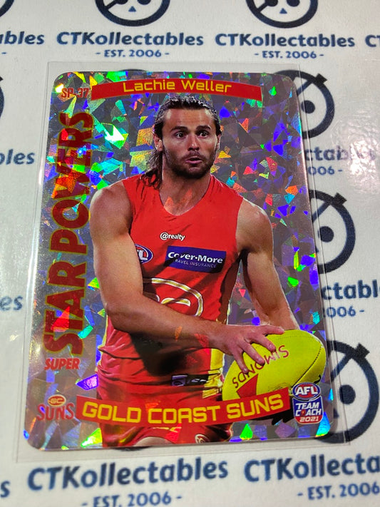 2021 AFL Teamcoach Star Powers Silver SP-37 Lachie Weller Suns