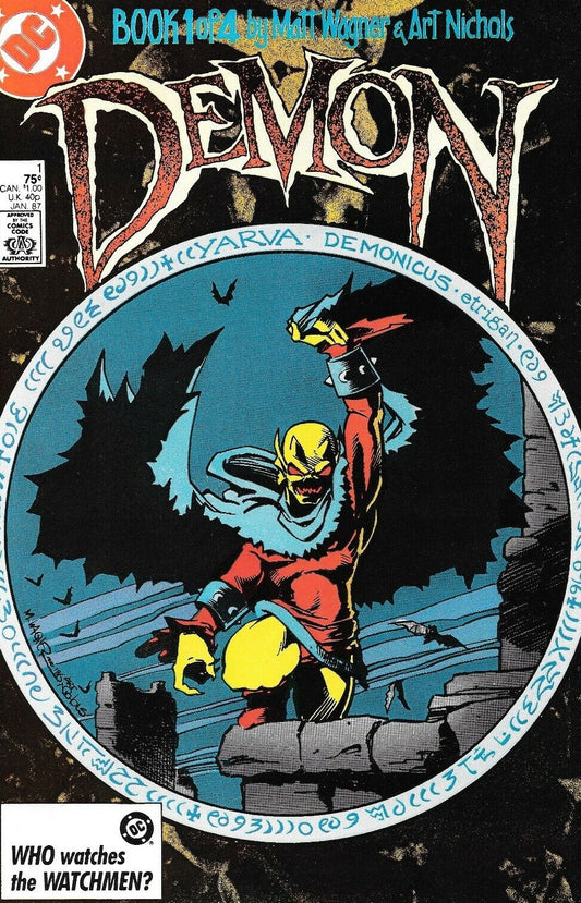 DEMON  # 1 MINI SERIES  DC COMICS  COMIC BOOK 1987