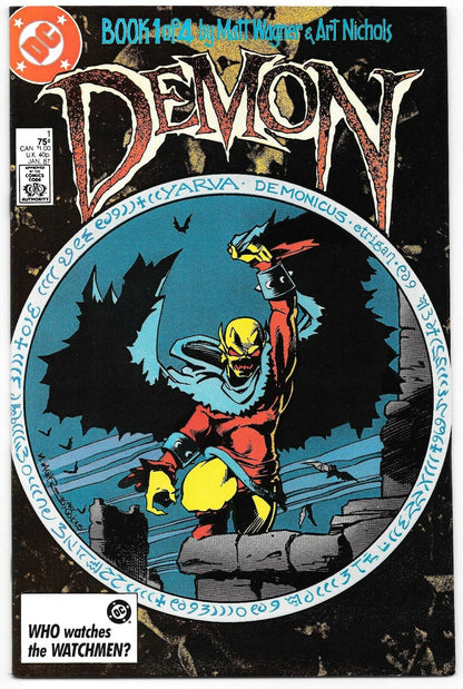 DEMON  # 1 MINI SERIES  DC COMICS  COMIC BOOK 1987