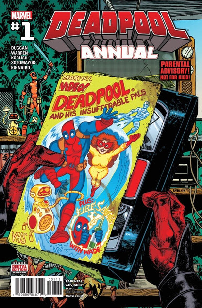 DEADPOOL ANNUAL # 1 NM / VF MARVEL COMIC BOOK 2016