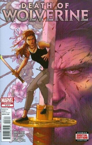 DEATH OF WOLVERINE # 3 FOIL VARIANT 1ST PRINTING MARVEL COMICS  NM 2014