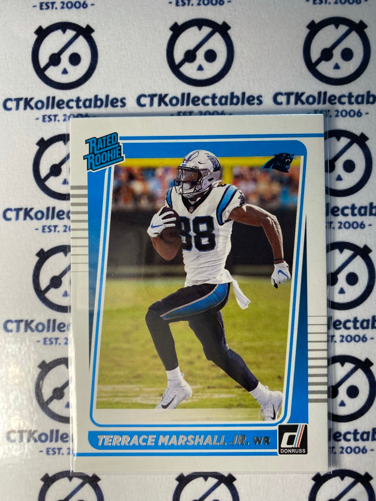 2021 NFL Donruss Rated Rookie Terrace Marshall Jr. RC #266 Panthers WR