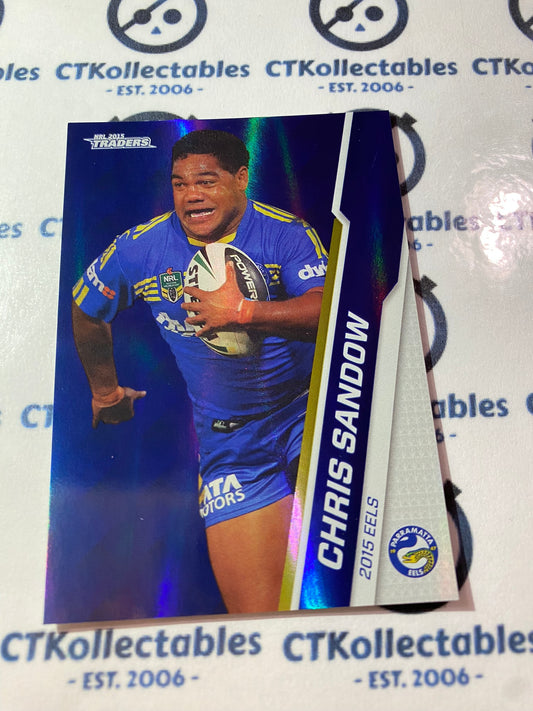2015 NRL Traders Silver Parallel #P81 Chris Sandow Eels