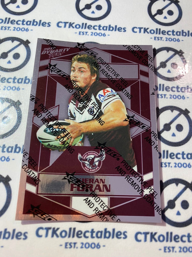 2012 NRL Select Dynasty Silver Parallel #SP68 Kieran Foran Manly