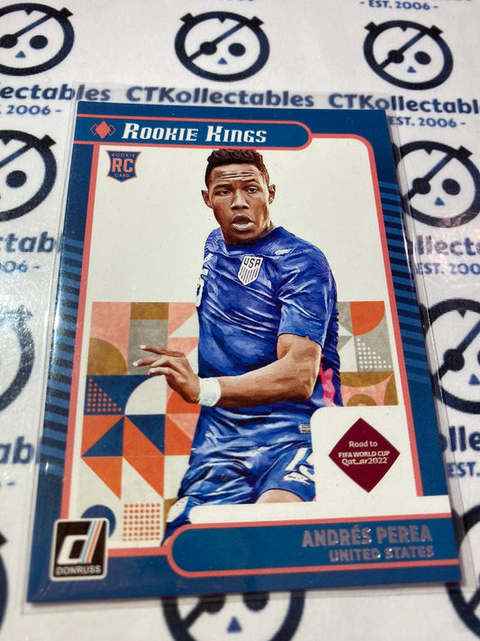 2021-22 Soccer Donruss Andres Perea Rookie kings  #16 USA