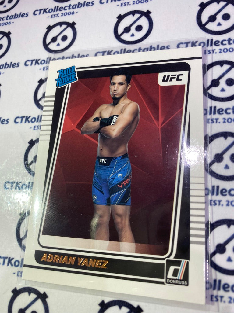 2022 UFC Panini Donruss Adrian Yanez Rated Rookie #209 Bantamweight