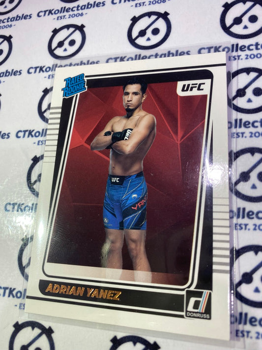 2022 UFC Panini Donruss Adrian Yanez Rated Rookie #209 Bantamweight