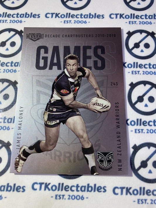 2020 NRL Traders Decade Chartbusters James Maloney DC16/18