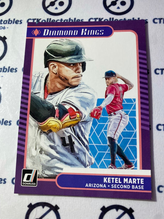 2021 Panini Donruss Baseball Ketel Marte Diamond Kings #30 Arizona