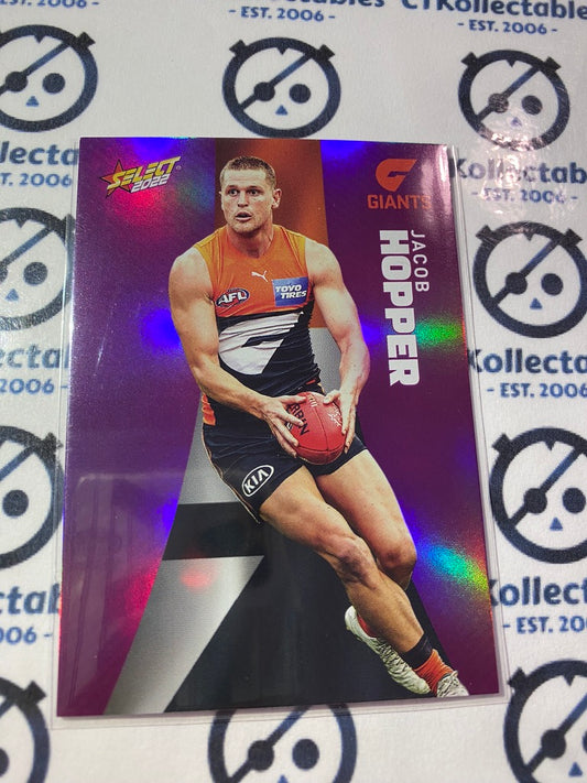 2022 AFL Footy Stars Purple Parallel - Jacob Hopper PP76