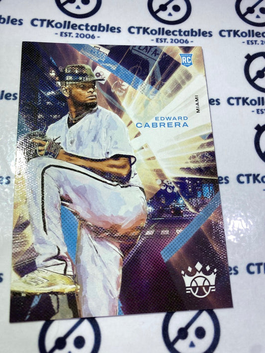 2022 Panini Diamond Kings Baseball Edward Cabrera RC Level I Miami
