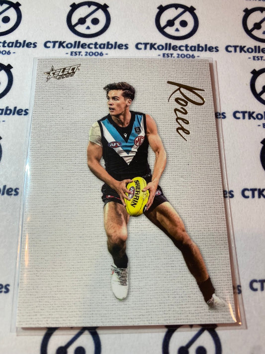 2022 AFL Footy Stars Blank Canvas - Connor Rozee BC142 #054/145