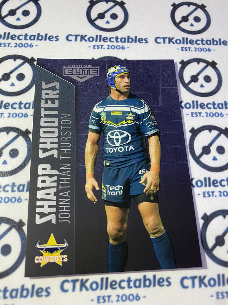 2018 NRL Elite Sharp Shooters Johnathan Thurston SSH 18/32 Cowboys