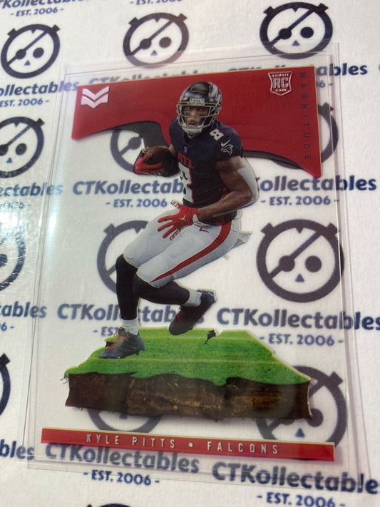 2021 NFL Chronicles Magnitude Stars & Stripes Kyle Pitts rookie card RC #MAG-4