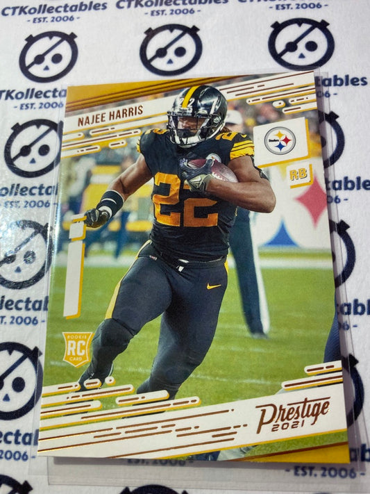 2021 NFL Chronicles Prestige Najee Harris Rookie Card RC #209 Steelers