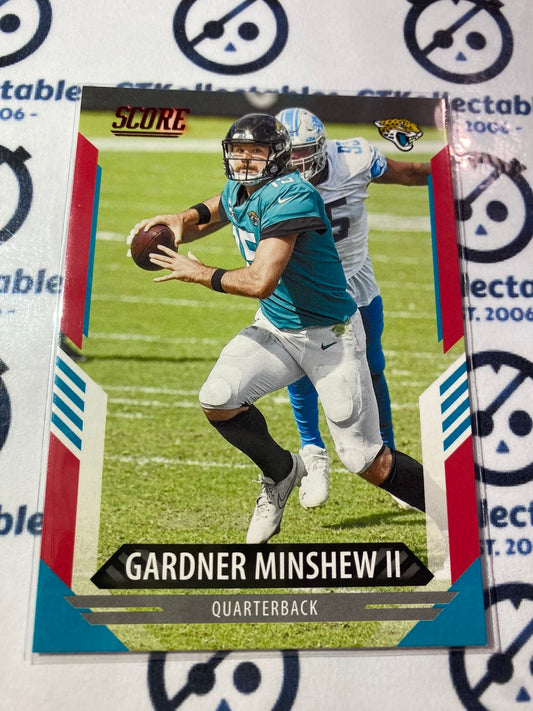 2021 NFL Panini Score Red Parallel Gardner Minshew II Base #172 Jaguars