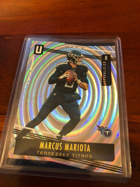 Marcus Mariota WHIRL #098/129 2019 NFL Unparalleled