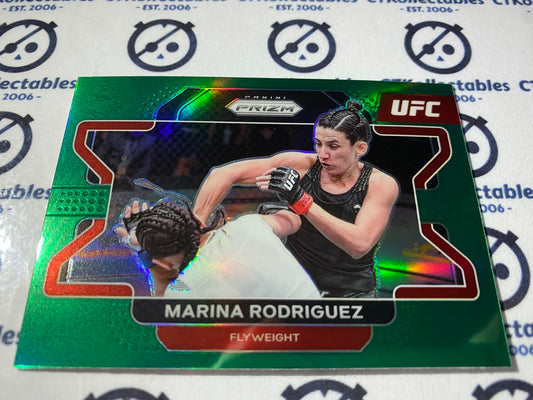2022 UFC Panini Prizm Marina Rodriguez Green Prizm #46 FlyWeight
