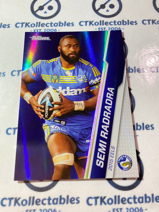 2015 NRL Traders Silver Parallel #P80 Semi Redraddra Eels