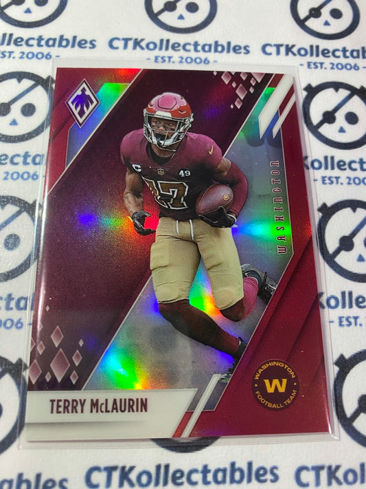2021 NFL Panini Phoenix Terry Mclaurin #075/250 Red Prizm #96 Washington